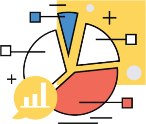 Symbolgrafik eines Kuchendiagrams